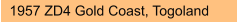 1957 ZD4 Gold Coast, Togoland