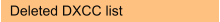 Deleted DXCC list