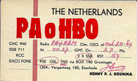 I worked Henny, PA0HBO. He was a fine Phone DXer