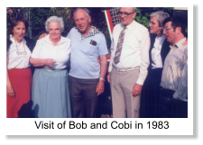 W7LR visiting Middelburg, from left to right: Cobi Leo, Annie Oosthoek, Bob Leo (W7LR), Sjef Oosthoek, Annie Paas, Wino Paas (PA0ABM) 