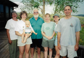 The Marshall family with the first grandson of Walt and Dolores