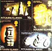 Many of Pitcairn Islands stamps are related to distant history of the island. 
