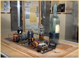 The transmitter of PA0ZRK (Zierikzee) build during the Flood