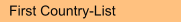 First Country-List
