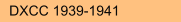 DXCC 1939-1941