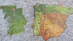 Muurschilderij in de \auberge van Jorge