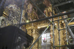 De kathedraal een bouwplaats