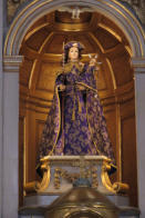 Mariabeeld in kerk Pontevedra