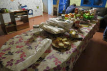 Jorge zorgt goed voor zijn pelgrims