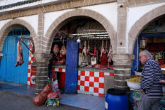 Veel blauw op straat