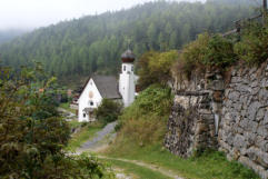 Vochtige morgen in Köfels