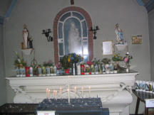 Het middelste kaarsje is door mij aangestoken