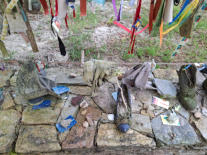 Gedenkmuur voor pelgrims