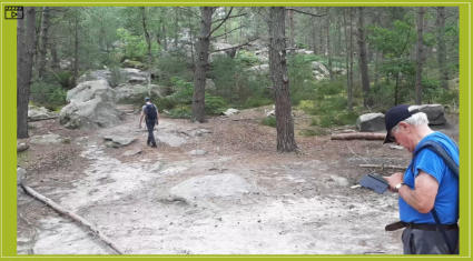 Wandelen in Fontainebleau