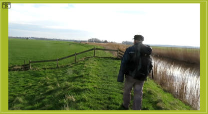 Richard aan de wandel