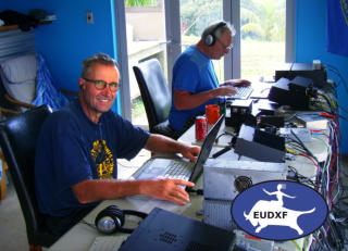 Ronald in de Pile-Up, up, up, gesponsord o.a door de EUDXF