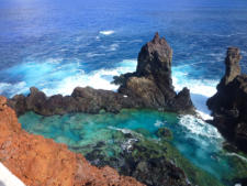 St. Paul's Pool, het enige zwembad op Pitcairn.