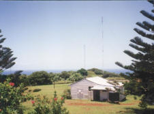 Taro Ground is the highest point on Pitcairn Island where the commercial radio station is located.