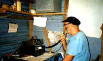 HAM Radio is a way of life on Pitcairn. Jim Russell G3OKQ of Surrey, England, operating from Pitcairn 