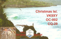 Een mmoi eiland. Er is ook een Christmas Island in de Pacific