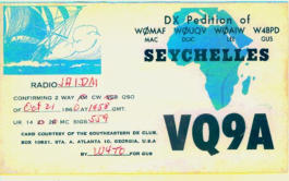 The old VQ9A activity with USA friends