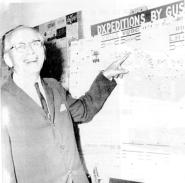 Gus vertelt zijn verhalen in 1968