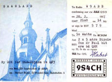 De operator geeft aan dat de QSL telt voor het DLD diploma (Duits)