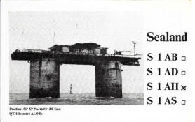 Sealand is GEEN DXCC Entiteit (ligt voor de Engelse kust)