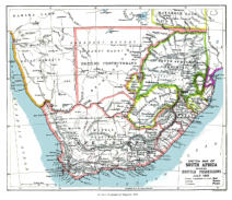 Britse gebieden in het zuiden van Afrika