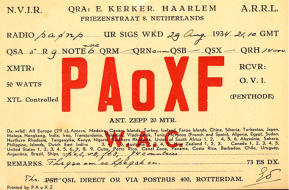 Ed, PA0XF, had al flink wat landen gewerkt voordat het DXCC bestond.